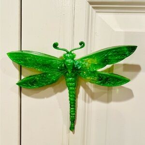 Emerald Green Dragonfly Wall Art